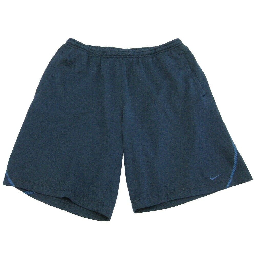 NIKE Men's Size XL Dark Blue Athletic Shorts 2 Pockets Sphere-Dry Basketball Gym